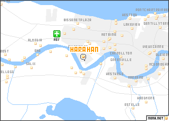 map of Harahan