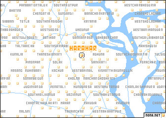 map of Harahar