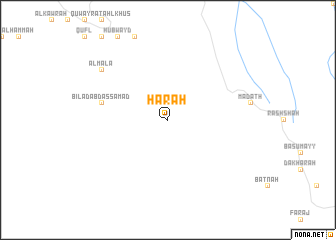 map of Hārah