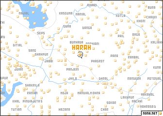 map of Harāh