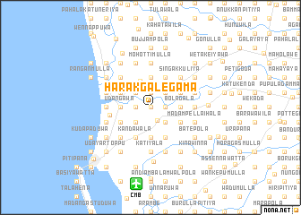 map of Harakgalegama