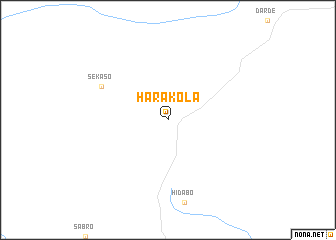 map of Hara Kola