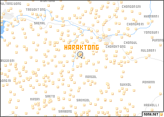 map of Harak-tong