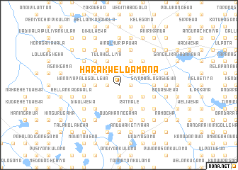 map of Harakweldamana