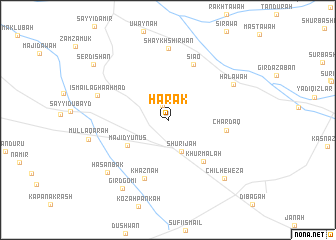 map of Harak