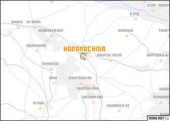 map of Hara-machida