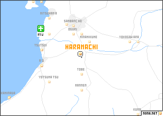 map of Haramachi