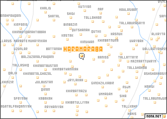 map of Haram ‘Arabā