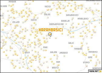 map of Harambašići