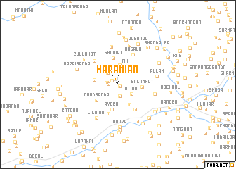 map of Harāmiān