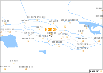 map of Ḩaram