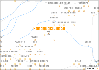 map of Haran Wakilmadu