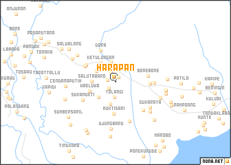 map of Harapan