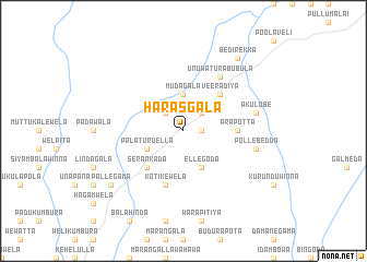 map of Harasgala