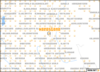 map of Harasgama