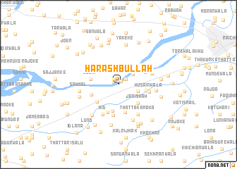 map of Harash Bullah