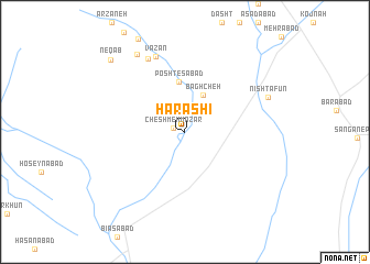 map of Harashī