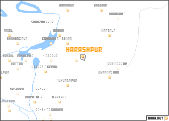 map of Harashpur