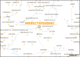 map of Haraszti Erdőőház