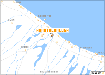 map of Ḩārat al Balūsh