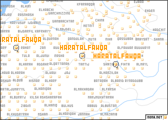 map of Ḩārat al Fawqā