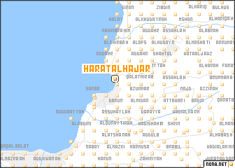 map of Ḩārat al Ḩajar