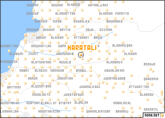 map of Ḩārat ‘Alī