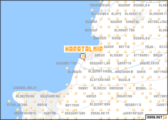 map of Ḩārat al Mīr