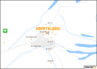 map of Ḩārat al Qāḑī