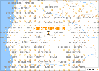 map of Ḩārat ash Shamīs