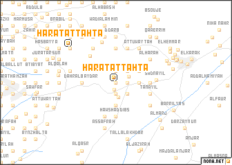 map of Ḩārat at Taḩtā