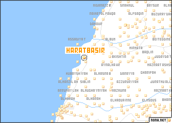 map of Ḩārat B‘āşīr