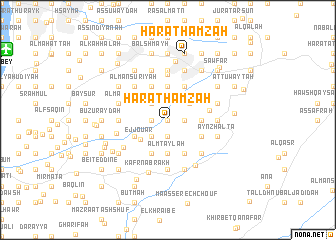 map of Ḩārat Ḩamzah