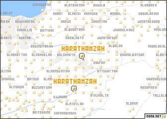 map of Ḩārat Ḩamzah