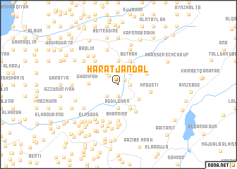 map of Ḩārat Jandal