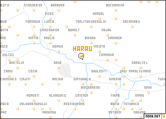 map of Hărău