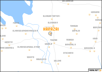 map of Harazaï