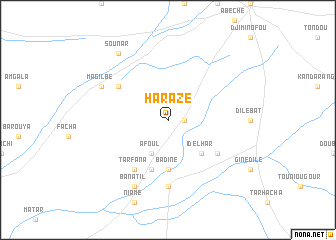 map of Harazé