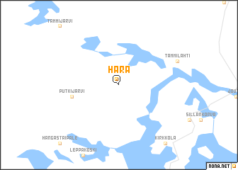 map of Hara