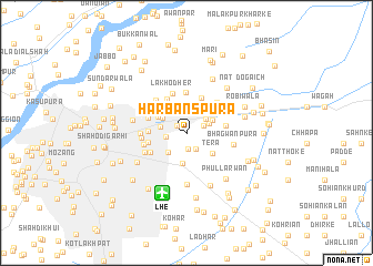 map of Harbanspura