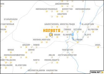 map of Ḩarbatā