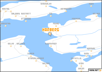 map of Hårberg