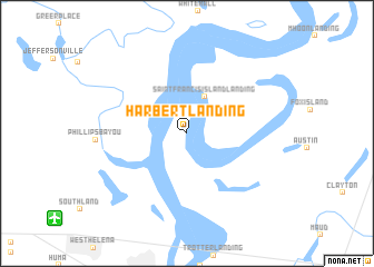 map of Harbert Landing