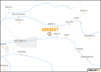 map of Harbert