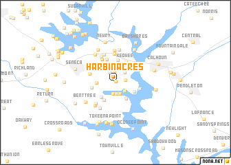 map of Harbin Acres