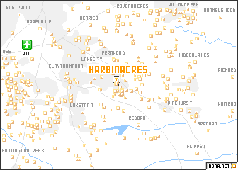map of Harbin Acres