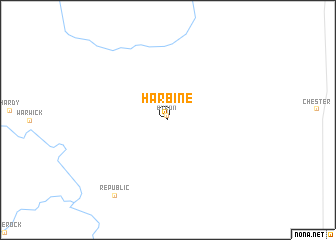 map of Harbine