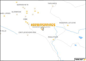 map of Harbin Springs