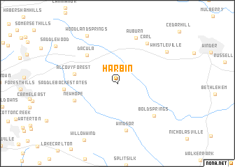 map of Harbin