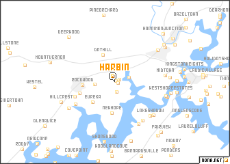 map of Harbin